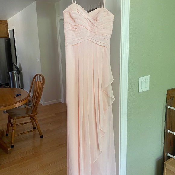 David's Bridal | Dresses | Davids Bridal Bridesmaid Dress Petal Pink |  Poshmark